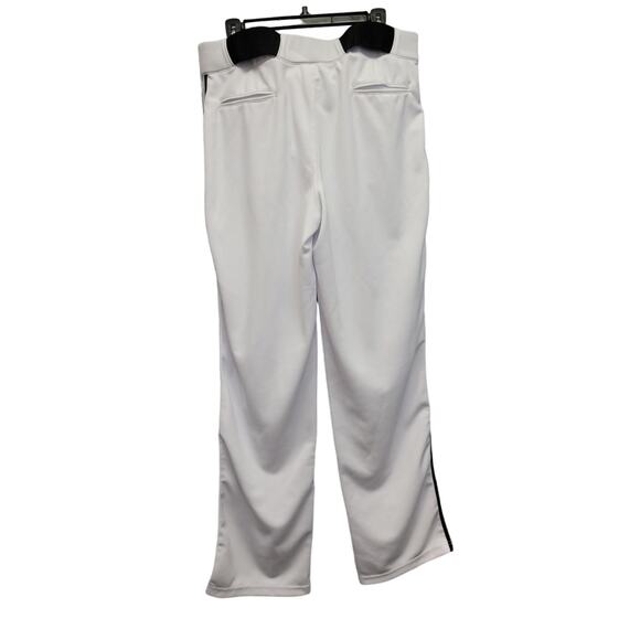 Champro Mens Large 100% Polyester Belted Side Striped Athletic Baseball Pants - Picture 3 of 4